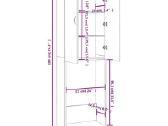 Skalbimo mašinos spintelė vidaxl(808413) - nuotraukos Nr. 4