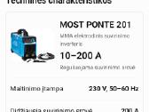 Mma Inverteris Most Ponte 201 - nuotraukos Nr. 2