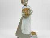 Nao by Lladro mergaitės su moliūgais statula - nuotraukos Nr. 2