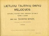 1927 Lietuvių tautinių dainų melodijos - nuotraukos Nr. 2