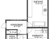 2 kamb. butas Žardininkų g. 1, 47 m², su balkonu - nuotraukos Nr. 2