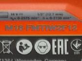 Milwaukee M18 Fmtiw2f12 - nuotraukos Nr. 2