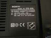 Magnetola Sony Cfd-222l - nuotraukos Nr. 8