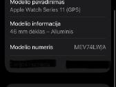 „Apple Watch Series 11“ 46 mm GPS - nuotraukos Nr. 3