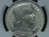 5 latai 1931 m. Ngc Ms 62 Latvija sidabras - nuotraukos Nr. 3