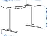 Ikea pakeliamas stalo rėmas - nuotraukos Nr. 2