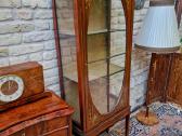 Vintažinė raudonmedžio indauja/vitrina - nuotraukos Nr. 25