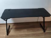 Juodas žaidimų / kompiuterio stalas (Gaming Desk) - nuotraukos Nr. 2