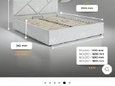 Parduodama nauja lova 140x200 su Dormeo čiužiniu - nuotraukos Nr. 4