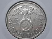 Vokietija 5 reichsmarkės sidabras 1939 B - nuotraukos Nr. 2