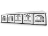 Pvc palapinė paviljonas Zeltpro 5x10, balta/pilka - nuotraukos Nr. 4