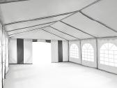 Pvc palapinė paviljonas Zeltpro 5x10, balta/pilka - nuotraukos Nr. 6