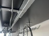 Reguliuojamas stalas, juodas,180 x 75 cm - nuotraukos Nr. 3