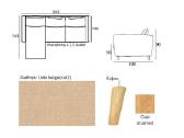 Parduodama „vilmers“ kampinė sofa su šezlongu - nuotraukos Nr. 7