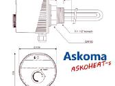 Askoma Askoheat kaitinimo elementas, tenas, 4,5 kw - nuotraukos Nr. 5