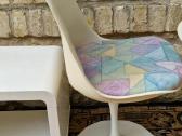 Vintažinė mid century autorinė kėdė "Tulip" - nuotraukos Nr. 25