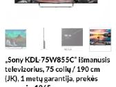 Sony Kdl75w855c Smart Wi-fi - nuotraukos Nr. 8