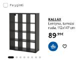 Ikea Kallax lentyna - nuotraukos Nr. 3