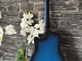 Akustinė mėlyna gitara - nuotraukos Nr. 2