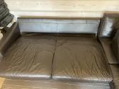 Odinė kampinė sofa su miegama funkcija - nuotraukos Nr. 3