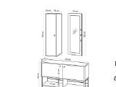 Baldų spintelė Kalune design Chumo, ąžuolo sp. - nuotraukos Nr. 6