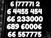 Gražūs VIP numeriai po 90€, 01110,00013,7777,09990 - nuotraukos Nr. 2