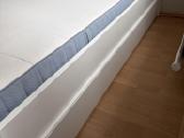 Balta lova 160 200 cm su Ikea čiužiniu - nuotraukos Nr. 3