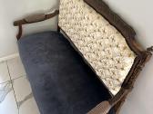 Senovinio stiliaus dvivietė sofa / kanapa - nuotraukos Nr. 6