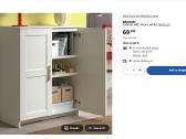 Ikea Brimnes spintelės, baltos, puikios būklės (2 - nuotraukos Nr. 2