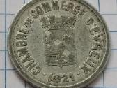 Prancuzija 25 cent. 1921 Evro komuna notgeldas - nuotraukos Nr. 2