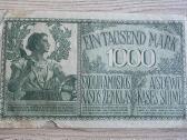 1918 Ost 1000 Mark Retas R134b žalias parašas - nuotraukos Nr. 2