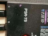 Yamaha psr 78 sintezatorius elektrinis pianinas - nuotraukos Nr. 2