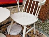 Vintažinė mid century medžio masyvo kėdė - nuotraukos Nr. 2