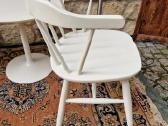 Vintažinė mid century medžio masyvo kėdė - nuotraukos Nr. 3