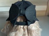 Juoda beisbolo kepurė su kaspinu Bow / One Size - nuotraukos Nr. 2