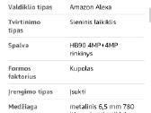 Vaizdo atebejimo kamera Ezviz Hb90 - nuotraukos Nr. 8