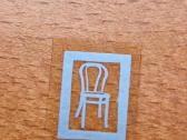 Vintažinės mid century Thonet st.kėdės ir taburetė - nuotraukos Nr. 5