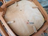 Vintažinės mid century Thonet st.kėdės ir taburetė - nuotraukos Nr. 17
