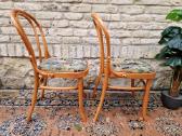 Vintažinės mid century Thonet st.kėdės ir taburetė - nuotraukos Nr. 21