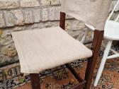 Vintažinės mid century interjerinės kėdės ir pufai - nuotraukos Nr. 6