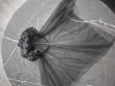 Juodas lankelis su rožėmis ir nuometu helovynui - nuotraukos Nr. 9