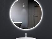 Apvalus vonios veidrodis su LED apšvietimu - nuotraukos Nr. 2
