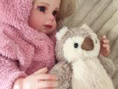 Didelė princesė reborn tikroviška lėlė - nuotraukos Nr. 32