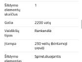Keramikinė kaitlentė 2200w - nuotraukos Nr. 7