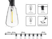 Lauko girlianda (LED lemputės) 10 m Retro - nuotraukos Nr. 10