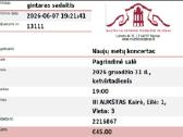 Bilietai _Figaro vedybos, Aida, Naujų Metų Kncert. - nuotraukos Nr. 3