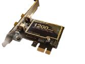 Ac1200 WiFi 5 Pci-e tinklo plokštė su Bluetooth - nuotraukos Nr. 2