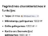 Įmontuojamos mikrobangės - nuotraukos Nr. 7