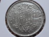 Ispanija 5 pesetos Franco 1949 - nuotraukos Nr. 2