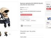 Sportinis vežimėlis Aga Design Blanc - nuotraukos Nr. 2
